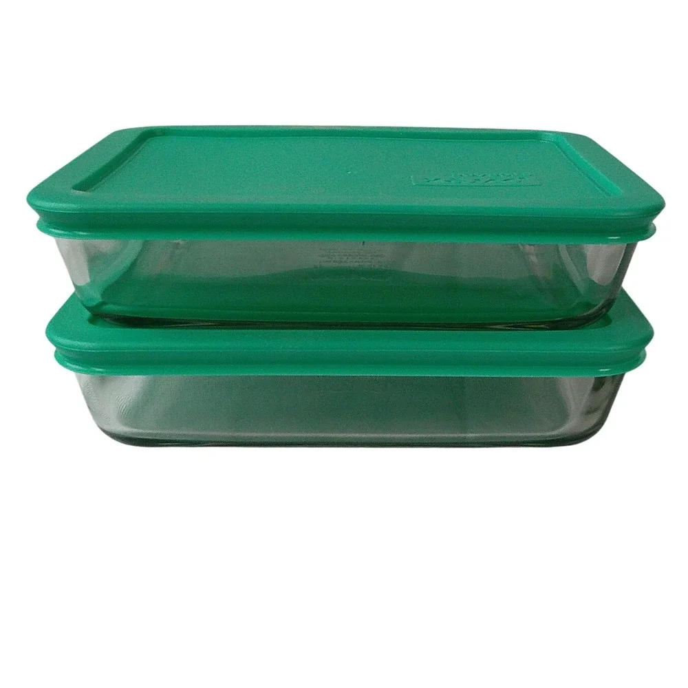 Pyrex Simply Store Glass Food Storage Set 18pc Multicolor Lids New in Box